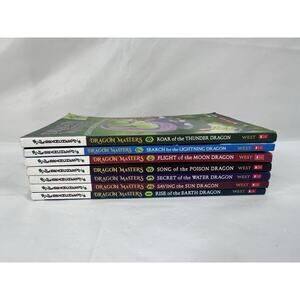 Dragon Masters Book Lot Of 7 Scholastic Fantasy Adventures Kings Paperback